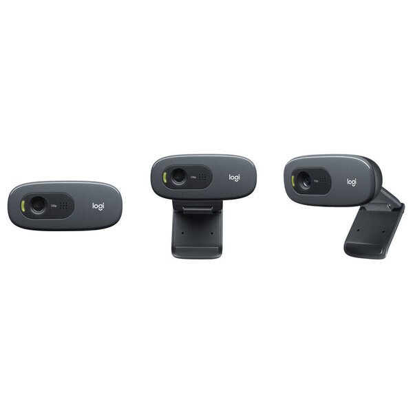 Tietokonekamera Logitech 960-001381 720p Musta