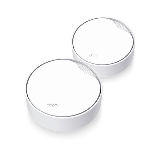 TP-Link DECO X50-POE (2-pakkaus) Mesh Wi-Fi-järjestelmä, Dual-band 2.4/5GHz, Wi-Fi 6, Valkoinen, Sisäiset antennit, 3 Ethernet LAN-porttia