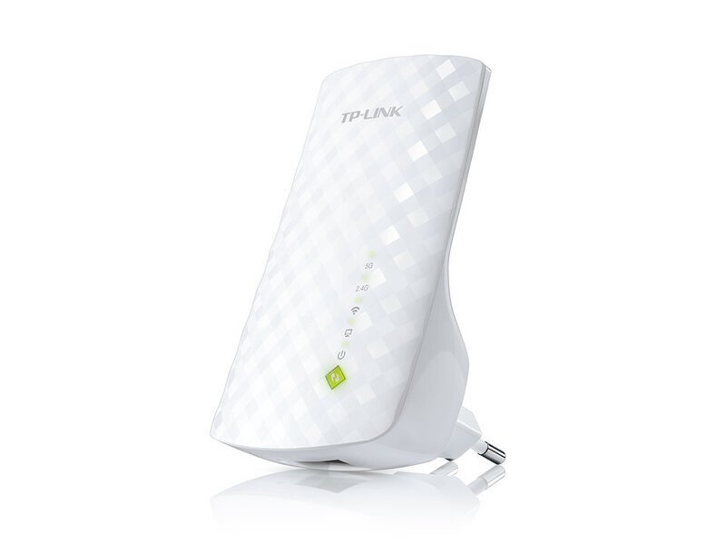 TP-Link | Extender | RE200 | 802.11ac | 2.4GHz/5GHz | 300+433 Mbit/s | 10/100 Mbit/s | Ethernet LAN (RJ-45) ports 1 | MU-MiMO No | no PoE | Antenna type 3xInternal