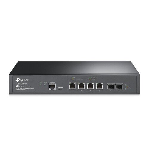 TP-Link JetStream TL-SX3206HPP V1 - kytkin - 6 porttia - hallittu - telineeseen asennettava