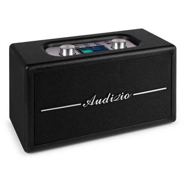 Tune60 DAB-radio retrotyylinen musta