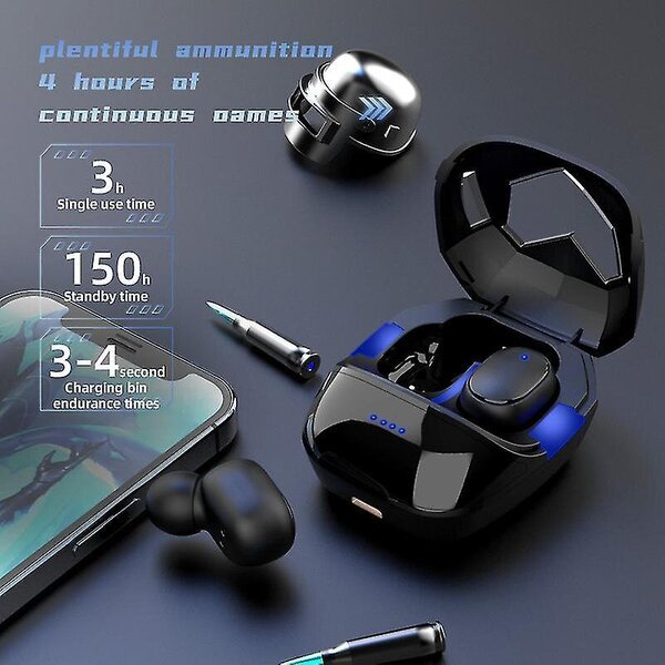 Tws bluetooth-kuulokkeet mikrofonilla, vedenpitävät, 1 kpl