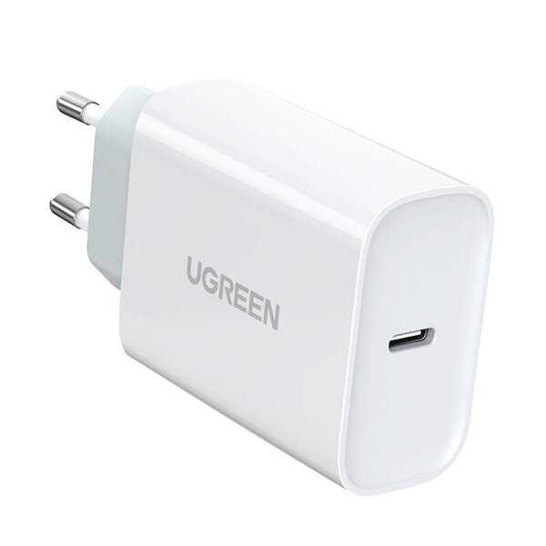 UGREEN Laturi UGREEN CD127, USB-C, PD3.0, QC4.0, 30W (valkoinen)