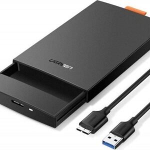 SSD HDD 2.5'' USB 3.0 SATA kotelo, musta