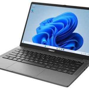 UMAX kannettava tietokone VisionBook 14WN Plus/ 14.1"IPS/ 1920x1080/ N100/ 8GB/ 256GB SSD/ HDMI/ USB-C/ 3x USB 3.0/ W11 Pro/ harmaa