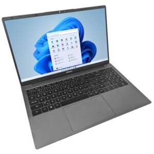 UMAX-kannettava VisionBook 15WN Plus/ 15.6"IPS/ 1920x1080/ N100/ 8GB/ 256GB SSD/ HDMI/ 3x USB 3.0/ W11 Pro/ harmaa / harmaa