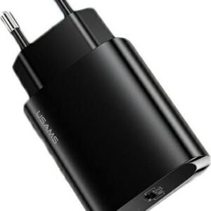 Usams-sovitin 1xUSB-C T39 20W PD3.0, musta