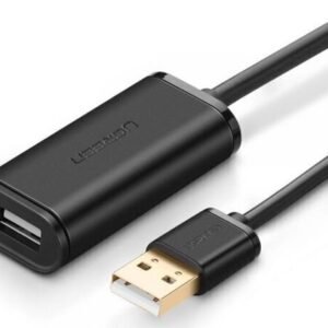 Aktiivinen USB 2.0 kaapeli 480Mbps 5 m, musta