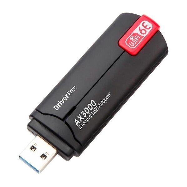 USB 3.0 langaton verkkokortti WD-AX3000, punainen