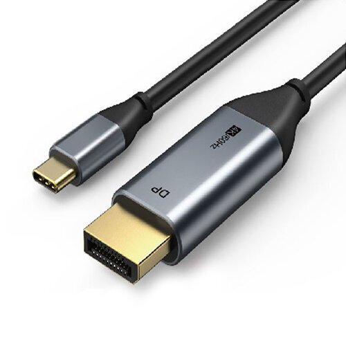 USB-C-kaapeli - Display-portti, 4K, Ultra HD, 1,8 m, 1,2 ver.