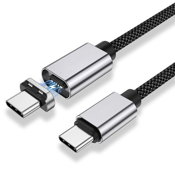 USB-C latauskaapeli, 100 W, magneettinen, 1 kpl