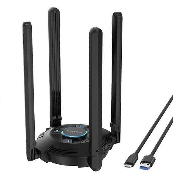 USB WiFi 6 -dongle, 4 antennia