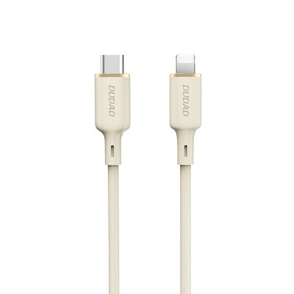 Vahvistettu iPhone-kaapeli USB-C - Lightning 30W 1m, beige