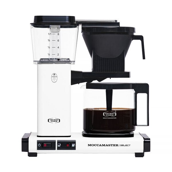 Valkoinen Moccamaster KBG 741 Select, mattapintainen suodatinkahvinkeitin