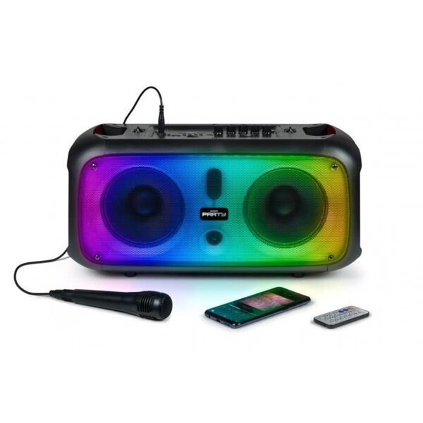 Valoa Antava Kaiutin - Määrittelemätön - 200W - Bluetooth 5.0 - Ladattava - Musta