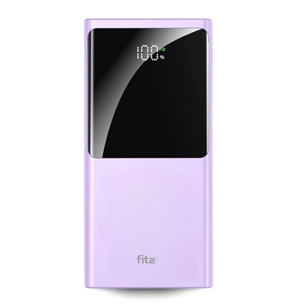 Varavirtalähde – Powerbank FIT2 K10, 10000mAh, violetti