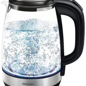 Vedenkeitin Sencor SWK2080BK, lasi / ruostumaton teräs