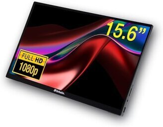 Verbatim 15.6"IPS Kosketusnäyttö Full HD LCD-näyttö, Musta, Energiansäästöluokka A, AMD FreeSync, HDMI, Toimisto-käyttöön