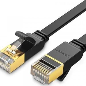 Verkkokaapeli Ugreen NW106 RJ45, Cat.7, STP, 8m, musta