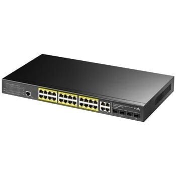 Verkkokytkin - CUDY GS2028PS4-400W 24-porttinen Gigabit PoE+ hallittu