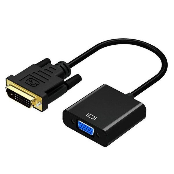 VGA-sovitinkaapeli DVI 24+1 Male, 1080P