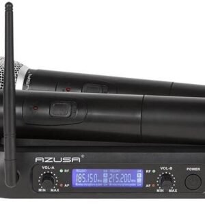 vhf 2-kanavainen mikrofoni wr-358ld (2 x käsimikrofoni)