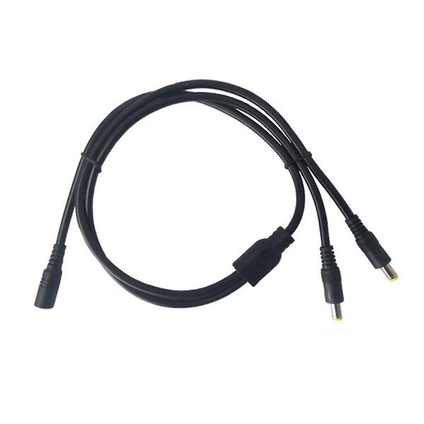 Virtajakokaapeli 1x naaras– 2x uros DC 5,5 mm x 2,1 mm