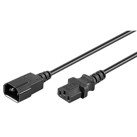 Virtajohto näyttö-PC/UPS, 2 m