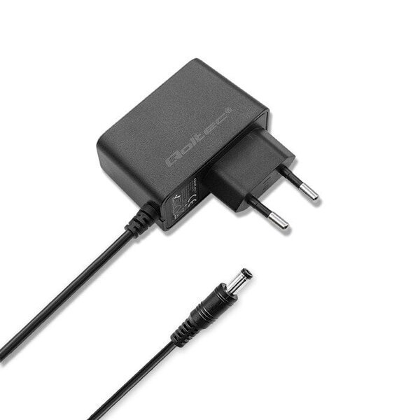 Virtalähde plug-in premium 6w 6v 1a 5.5*2.1 Qoltec