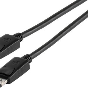 Vivanco-kaapeli DisplayPort - DisplayPort 1m (45520), musta