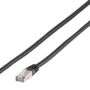 Vivanco verkkokaapeli CAT 6 2m, musta (45316)