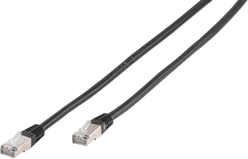 Vivanco verkkokaapeli CAT 6 2m, musta (45316)