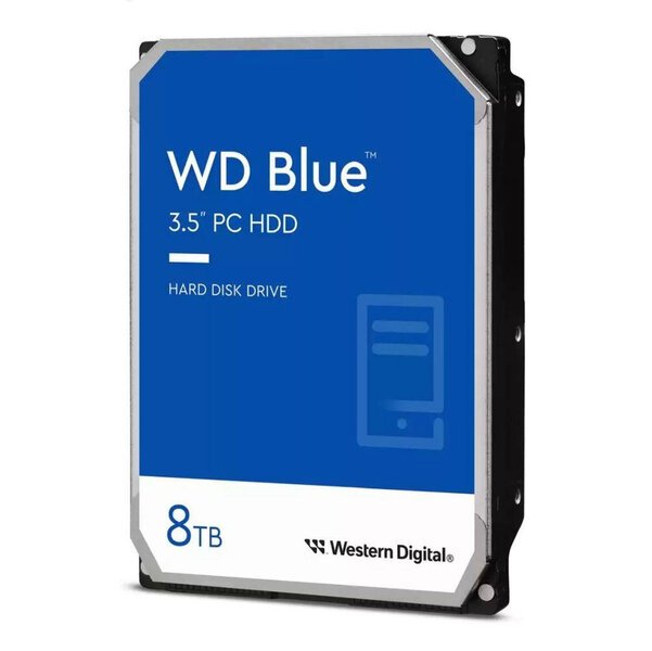 WD Blue 8TB SATA 6Gb/s -työpöytäkovalevy