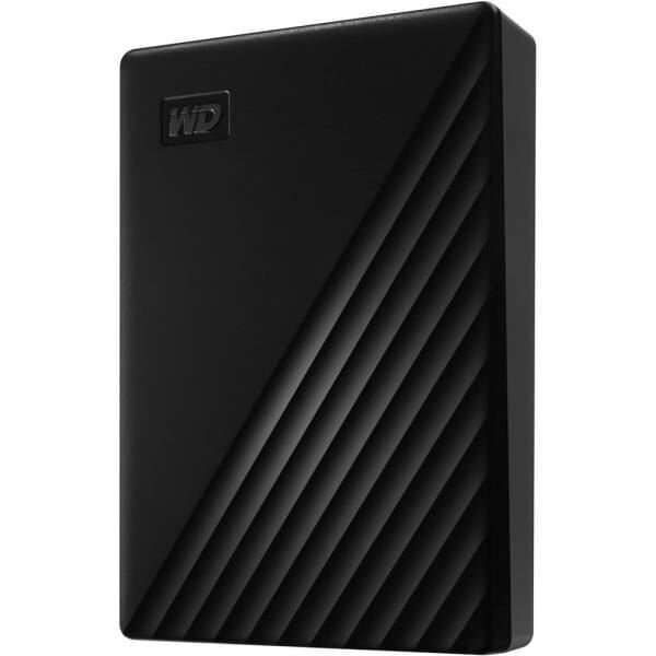 WD My Passport 6TB Kannettava Kovalevy USB3.0-yhteensopiva, Musta - Retail Paketti