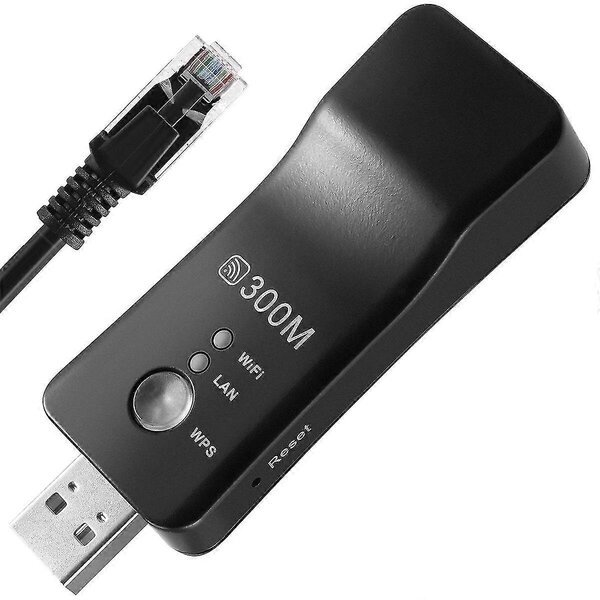WiFi-adapteri USB TV 300 Mbps, 1 kpl