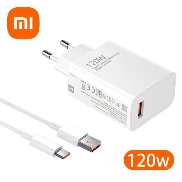 Xiaomi USB Nopea Laturi Sovitin, 33W, Laturi 6A Kaapeli