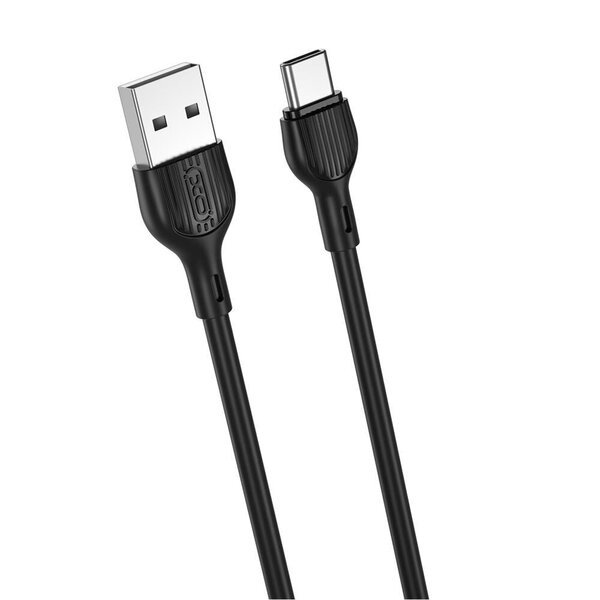 XO kabelis NB200 USB - USB-C 2,0 m 2,1A juodas