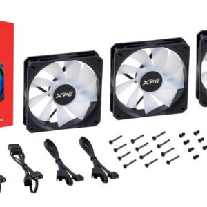 XPG VENTO R 120 ARGB PWM Tietokonekotelon Tuuletin 12 cm Musta 1 kpl
