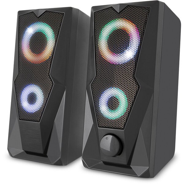 Yenkee YSP 2003RGB, 2.0, 2x2.5W RMS, 3.5mm liitin, RGB