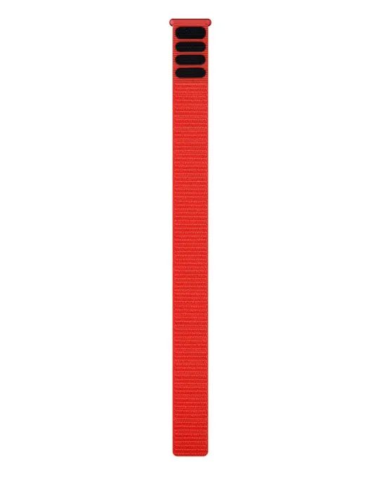Garmin UltraFit -nailonranneke, 22 mm, punainen