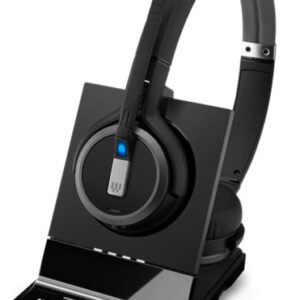 Epos SDW 5066 DECT-langattomat kuulokkeet mikrofonilla + asema, musta