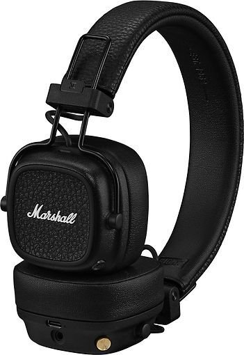 Marshall Major V -langattomat kuulokkeet, musta