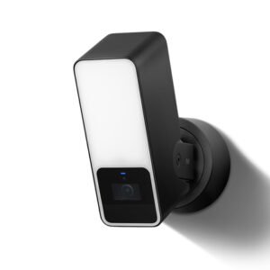 Eve Outdoor Cam -valvontakamera, Apple HomeKit, musta