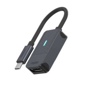 Rapoo  USB-C – DisplayPort -adapteri, Musta