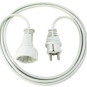 Brennenstuhl maadoitettu jatkokaapeli, 3m, Valkoinen