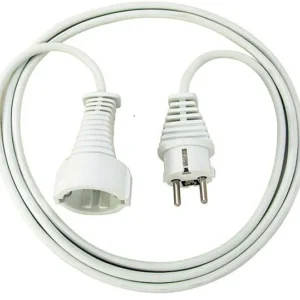 Brennenstuhl maadoitettu jatkokaapeli, IP20, 5m, valkoinen