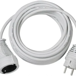 Brennenstuhl maadoitettu jatkokaapeli, 10m, IP20, Valkoinen