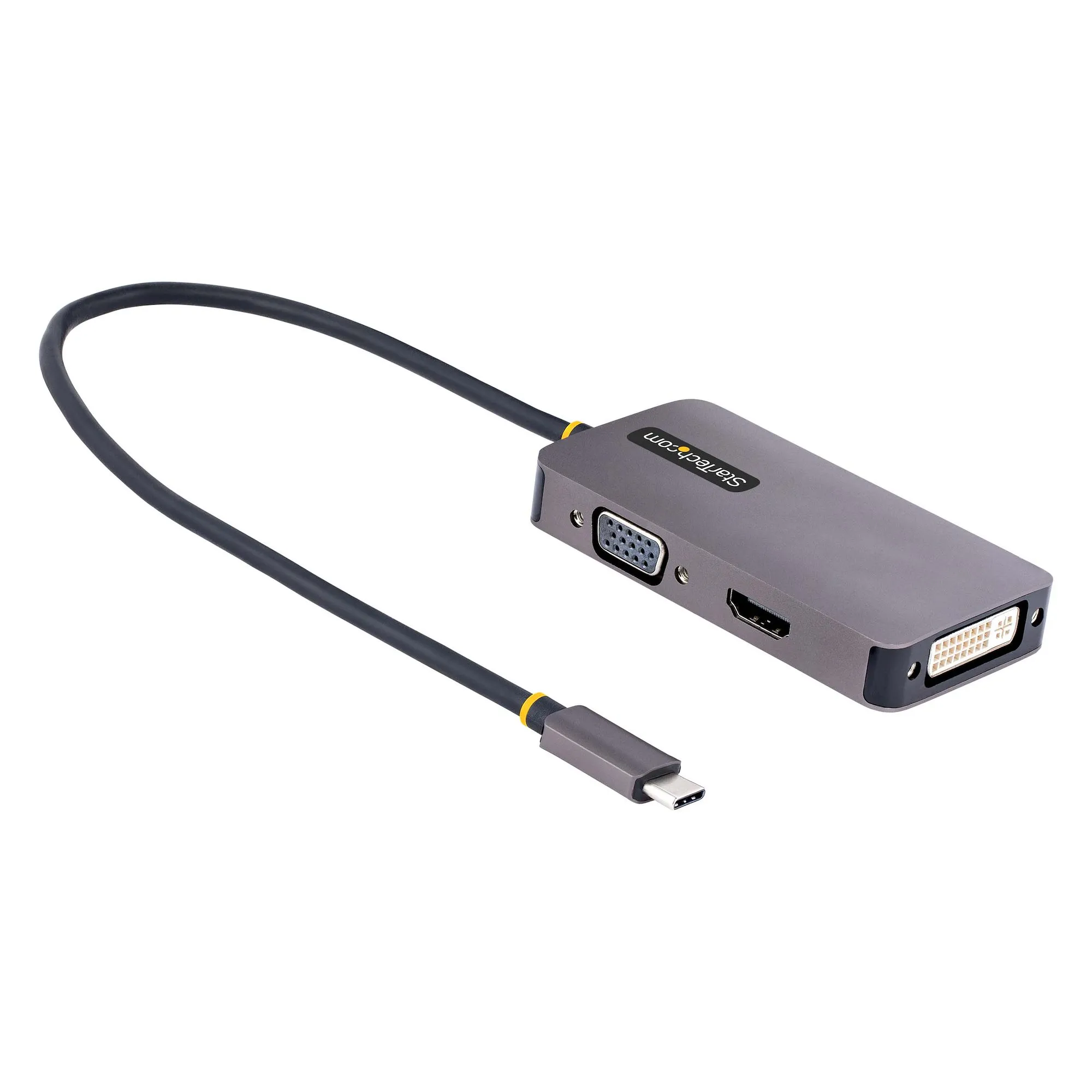 Startech USB-C - HDMI/VGA/DVI -sovitin