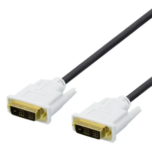Deltaco DVI-D-kaksoislinkkikaapeli, 3 m
