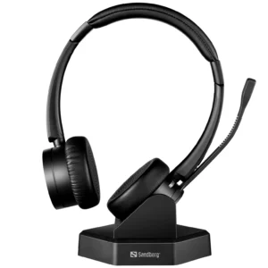 Sandberg Bluetooth Office Headset Pro+ -langattomat kuulokkeet, Musta